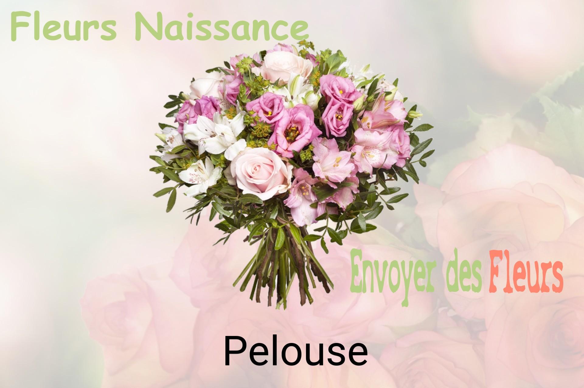 Bouquet de fleurs de naissance livré à Pelouse